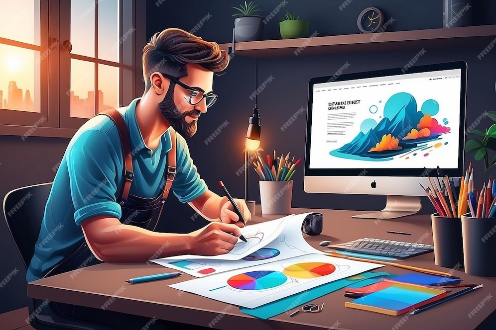 Graphic designing